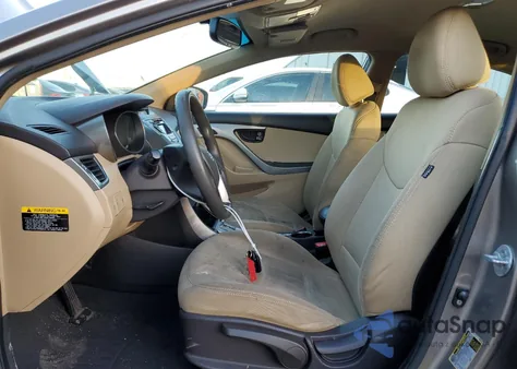 2012 Hyundai Elantra Gls from USA, damaged, VIN 5NPDH4AE3CH062690